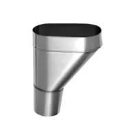 Cuvette de branchement zinc  ø100