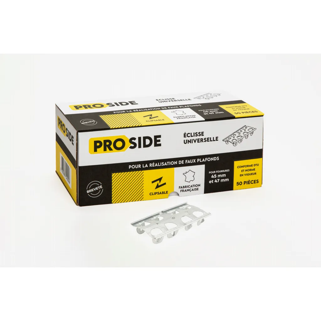 Éclisse universelle raccord d&rsquo;angle proside