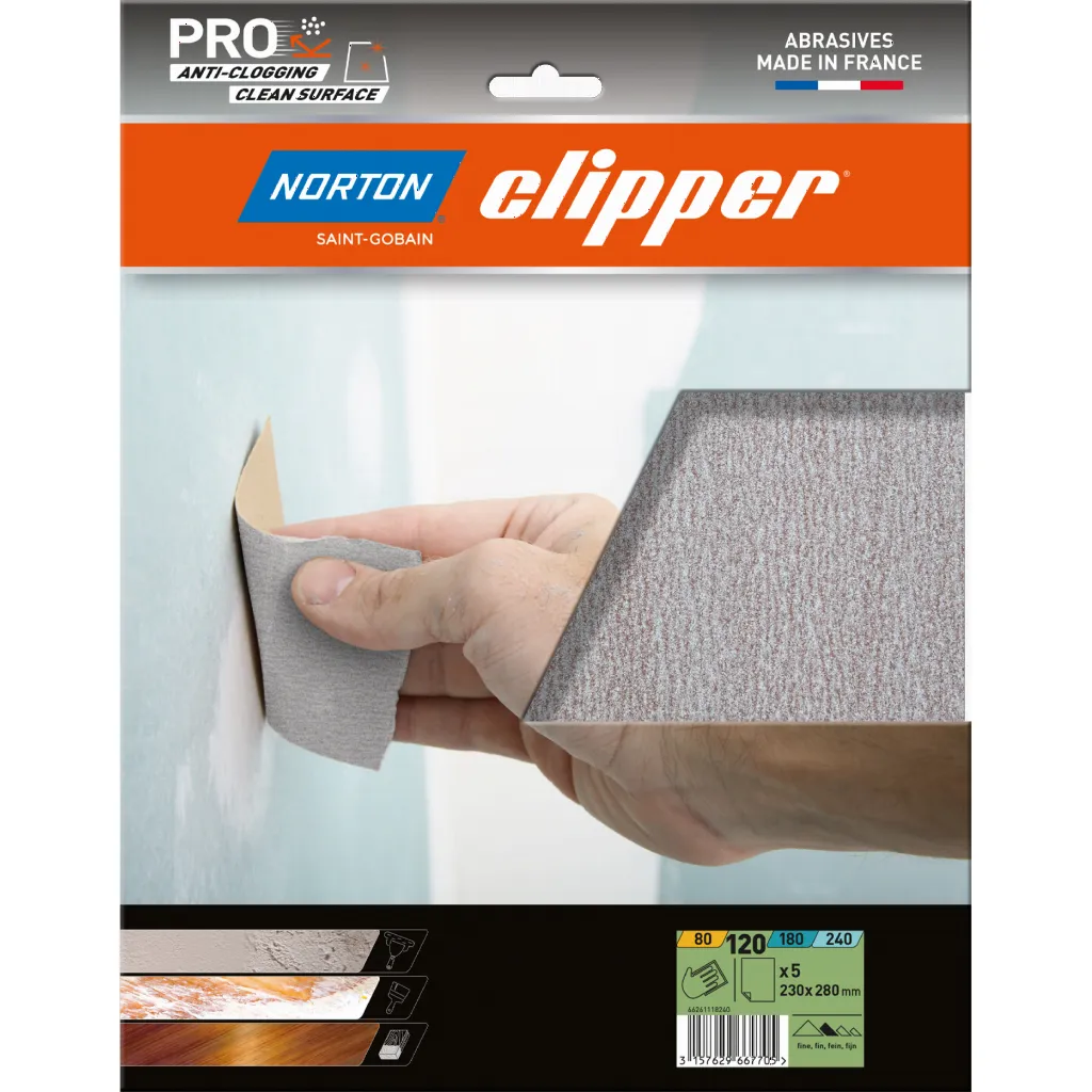 Feuilles anti-encrassant 230×280 gr120