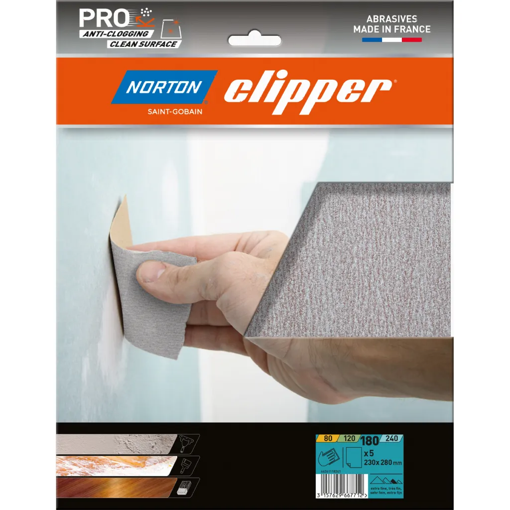 Feuilles anti-encrassant 230×280 gr180