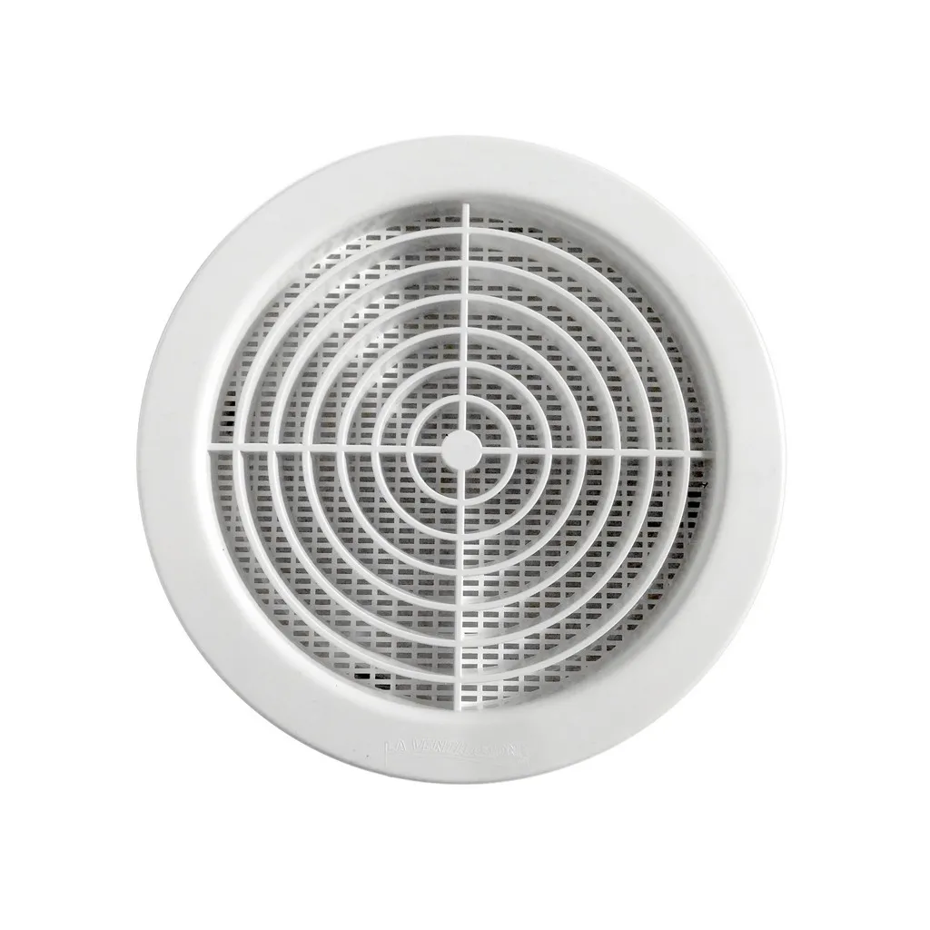 Grille de ventil. maconnerie ronde ø160