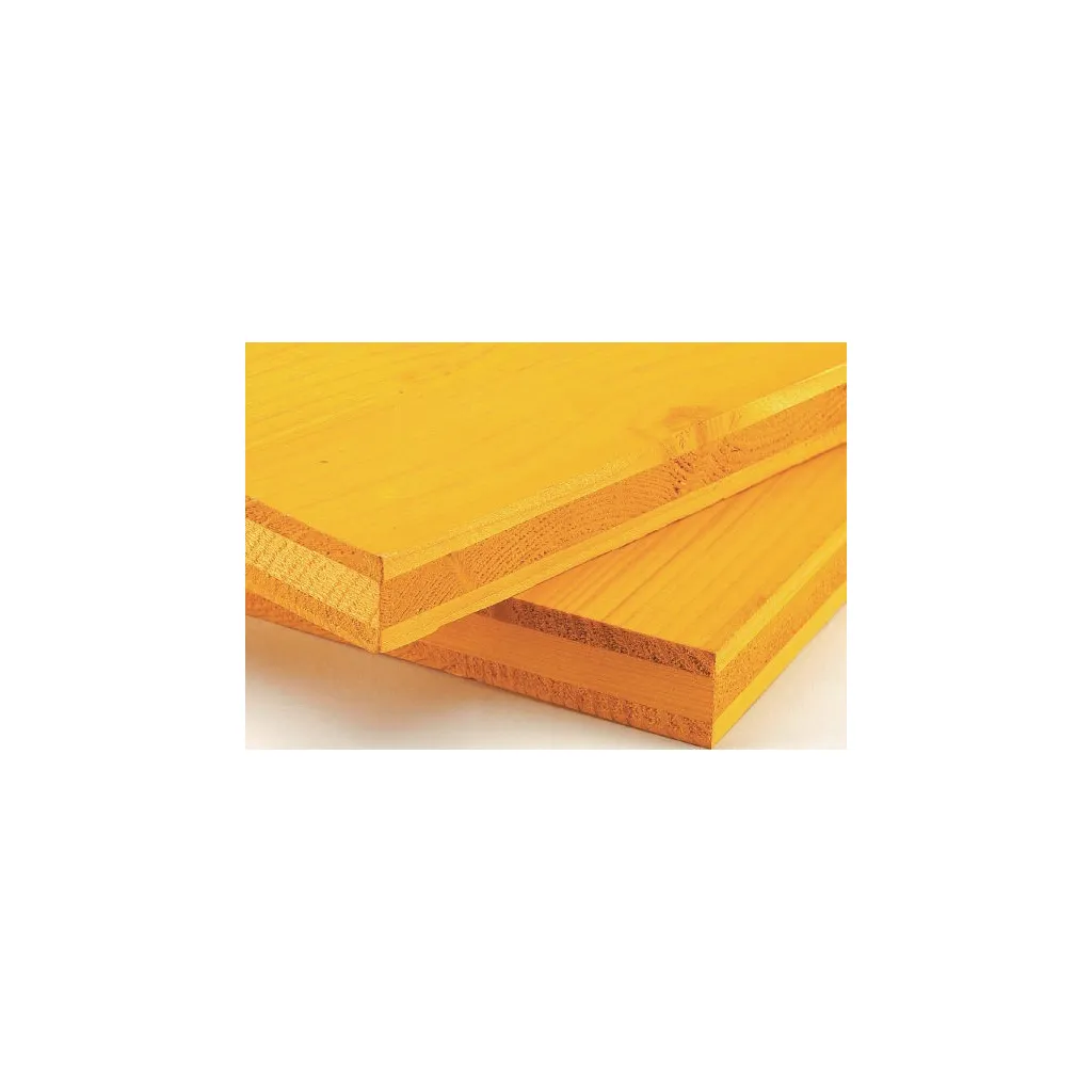 Panneau de coffrage 3 plis jaune ep.27mm