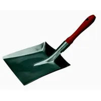 Pelle métal inox, manche bois