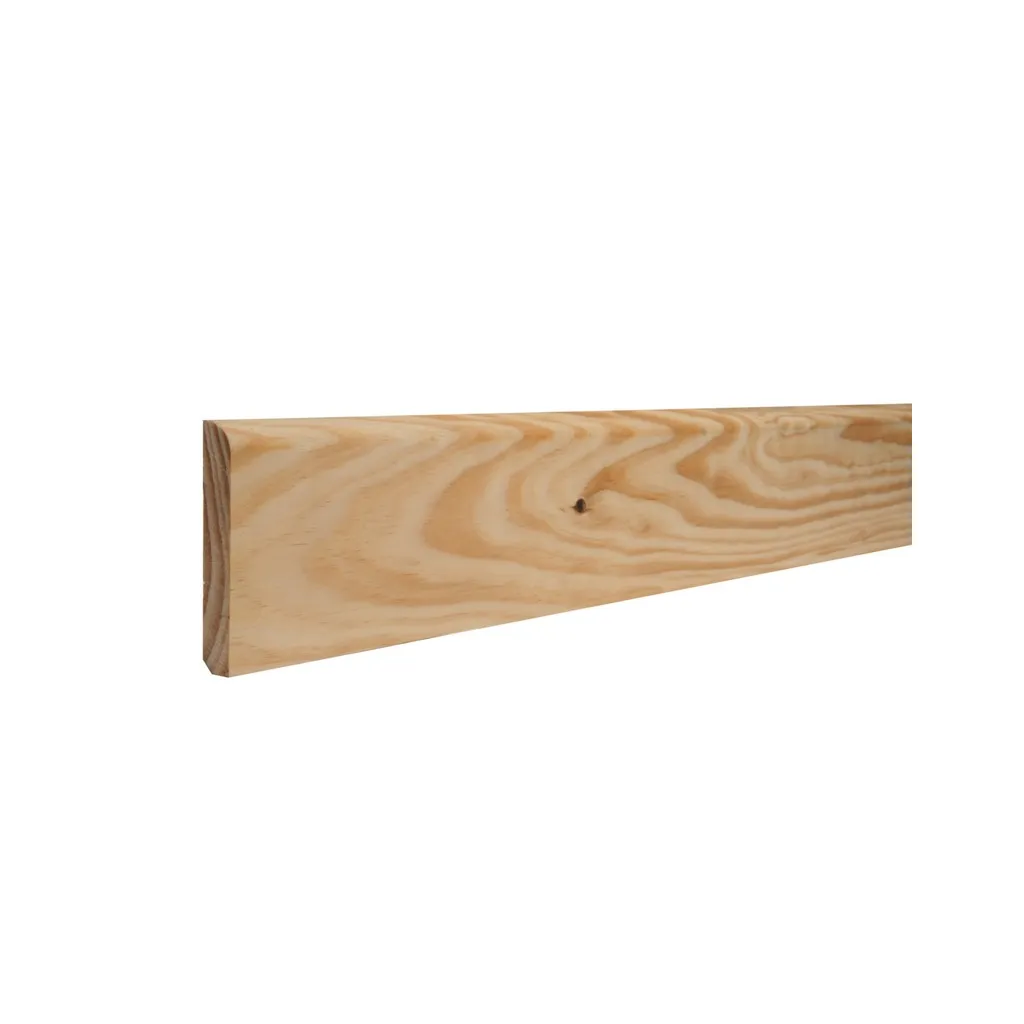 Plinthe en pin en 10/100  sans noeud long. 2m