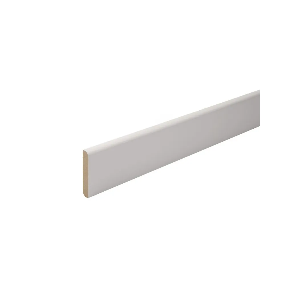 Plinthe arrondie mdf prépeinte blanc