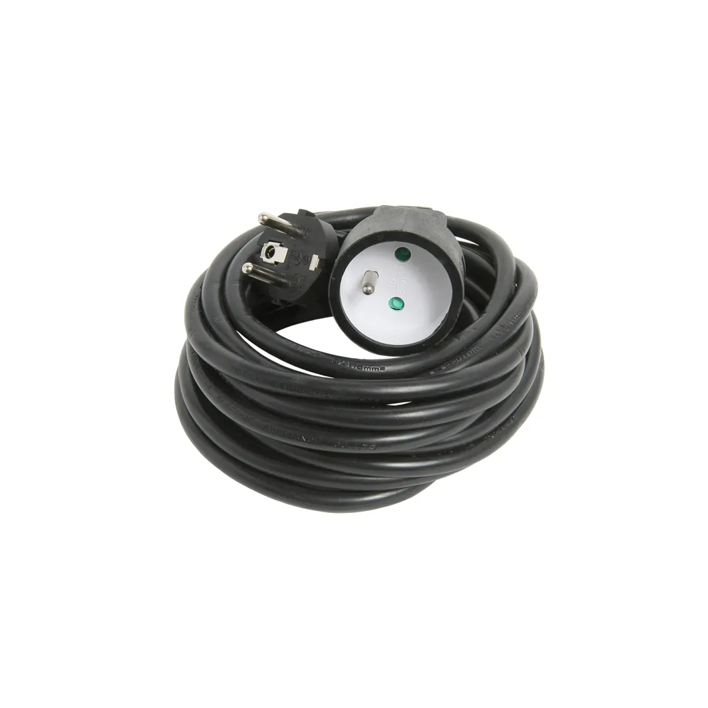 Prolongateur noir 3g1,5mm² 5m