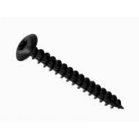Rocket vis penture acier noir 6 x 40