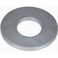 Rondelle plate large diam 5 acier zingu