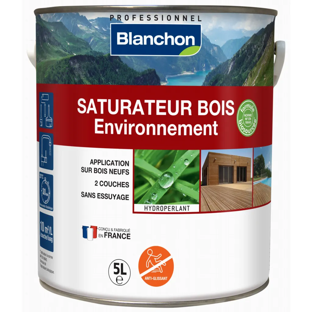 Saturateur bois environnement phase aqueuse