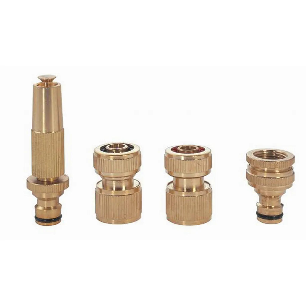 Set de 4 raccords rapide laiton
