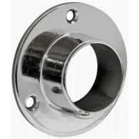 Support extrémité tube penderie 19mm