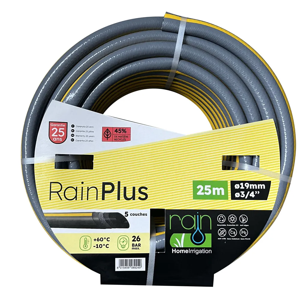 Tuyau arrosage rain plus 5c