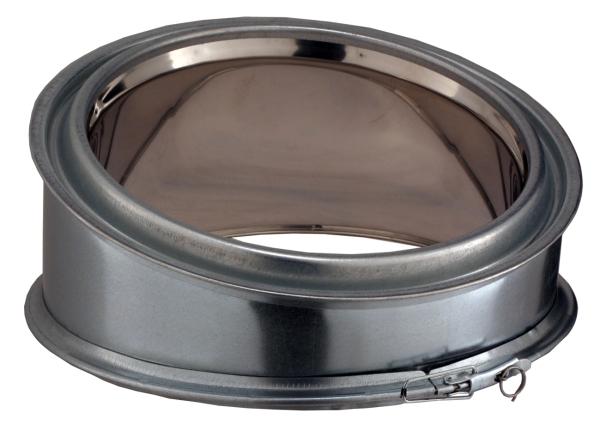 Coude inox galva 15° ø 150mm