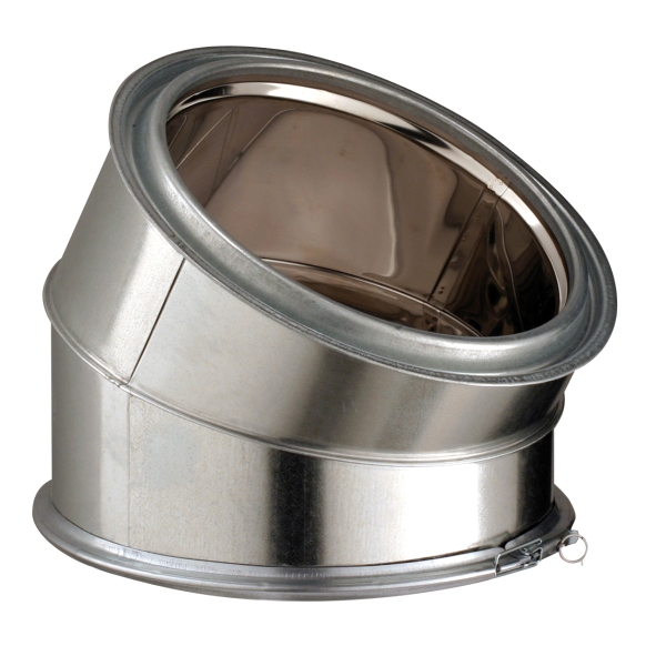 Coude inox galva 30° ø 150mm