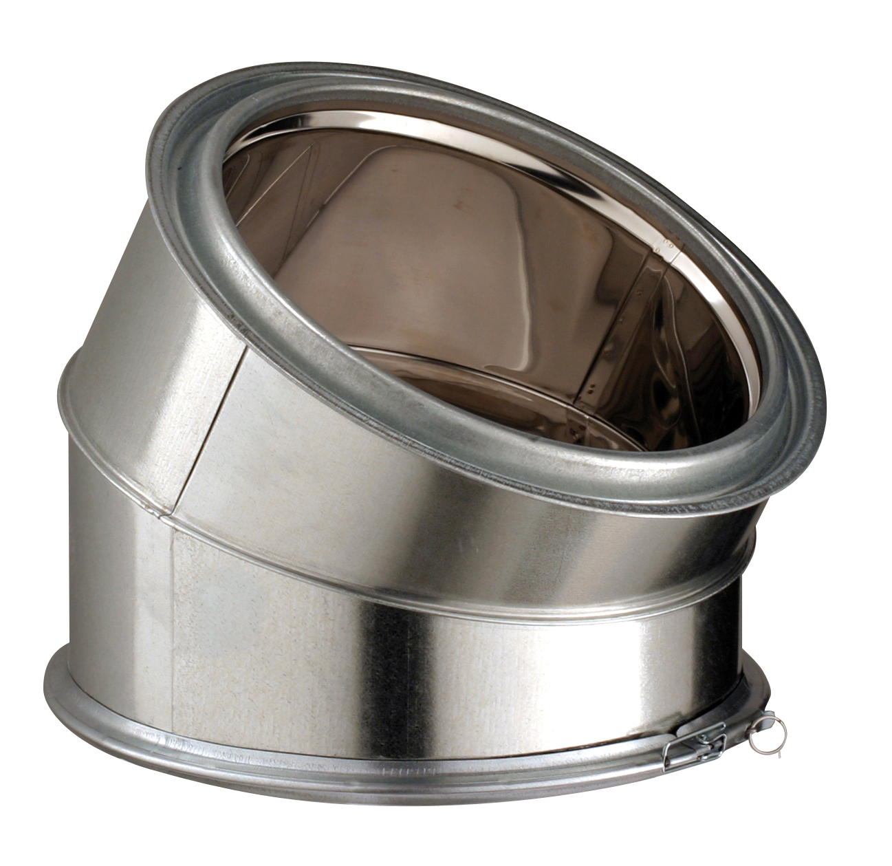 Coude inox galva 30° ø 150mm
