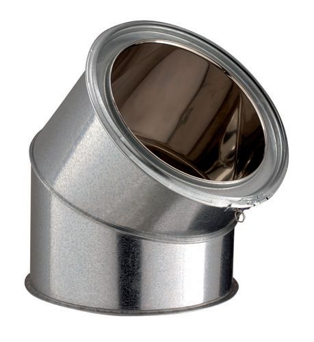 Coude inox galva 45° ø 150mm