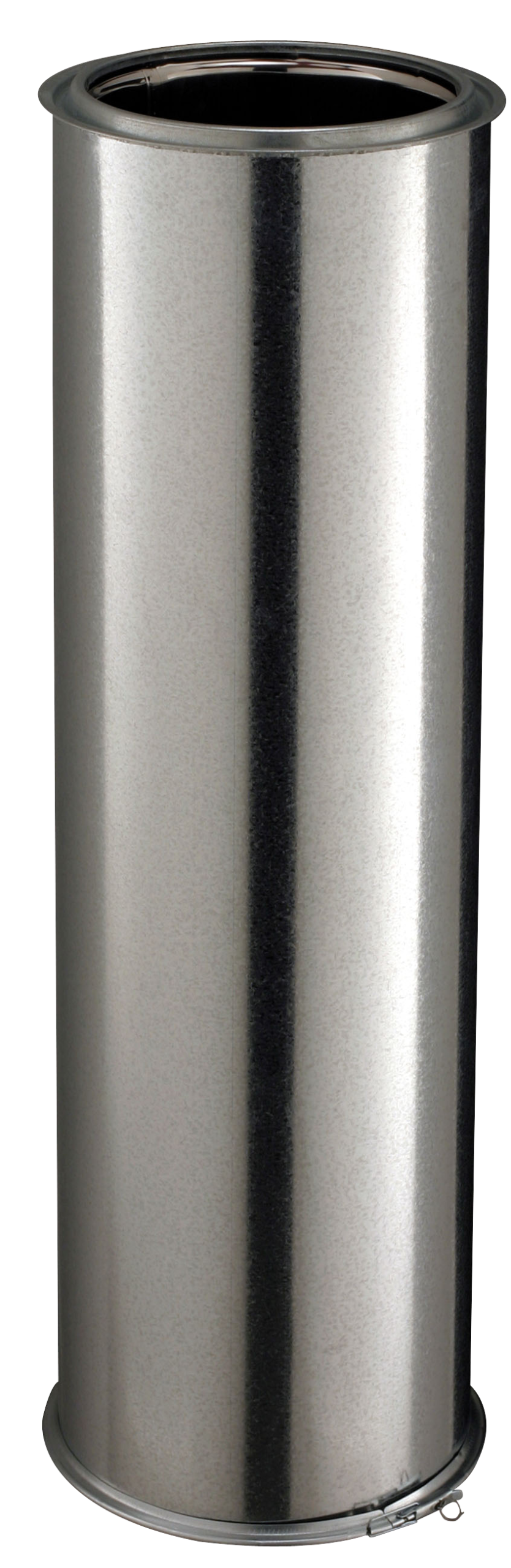 Élément droit inox/galva de 1000mm  ø150