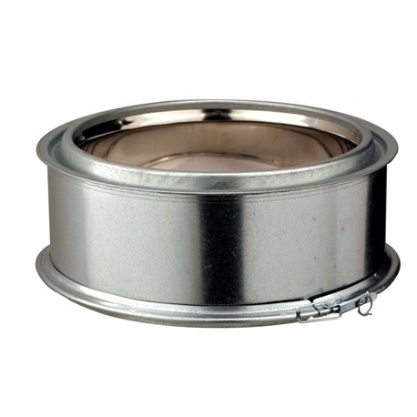Élément droit inox/galva de 100mm  ø150