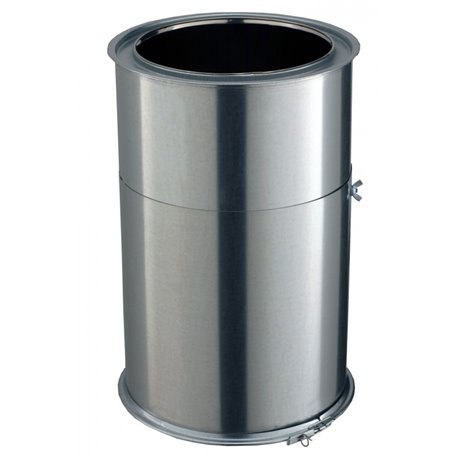 Element droit reglable inox/galva ø150mm