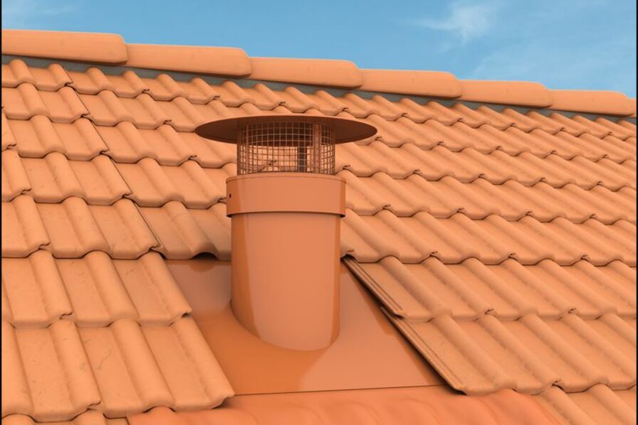 Sortie de toit ventilation ø160 ventelia