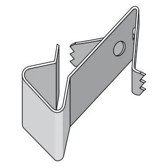Clips inox modele s pour couvre joint 10à35mm