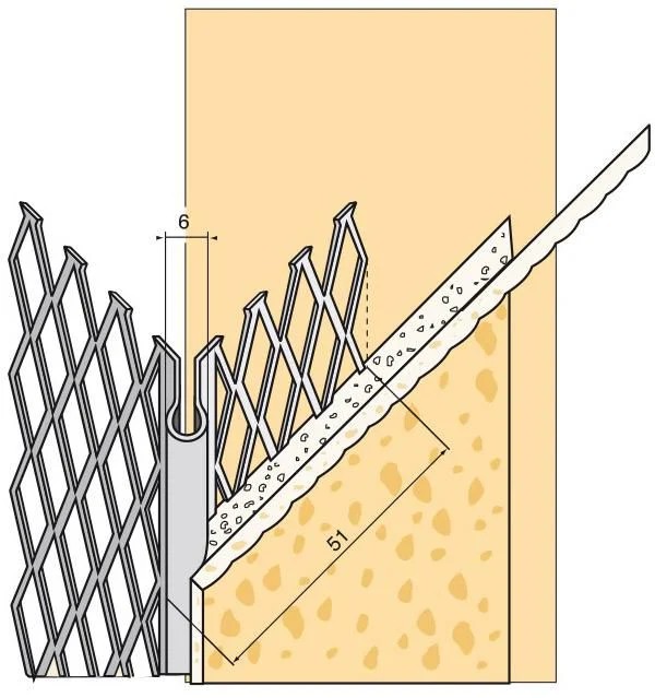 Corniere d&rsquo;angle dgabl modulaire metallique