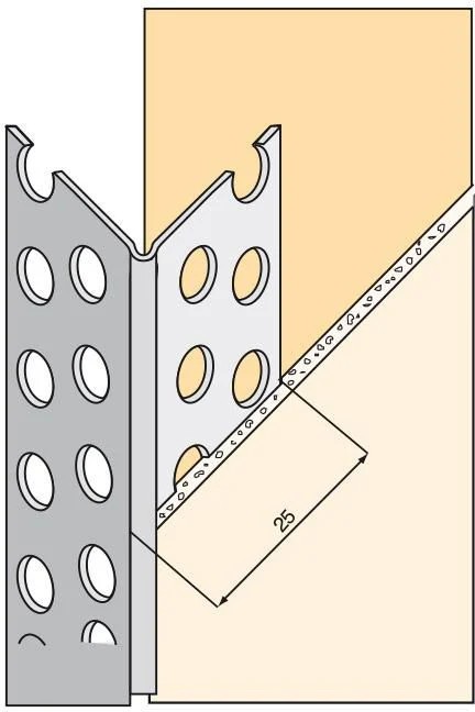 Corniere d&rsquo;angle pglat platriere standard