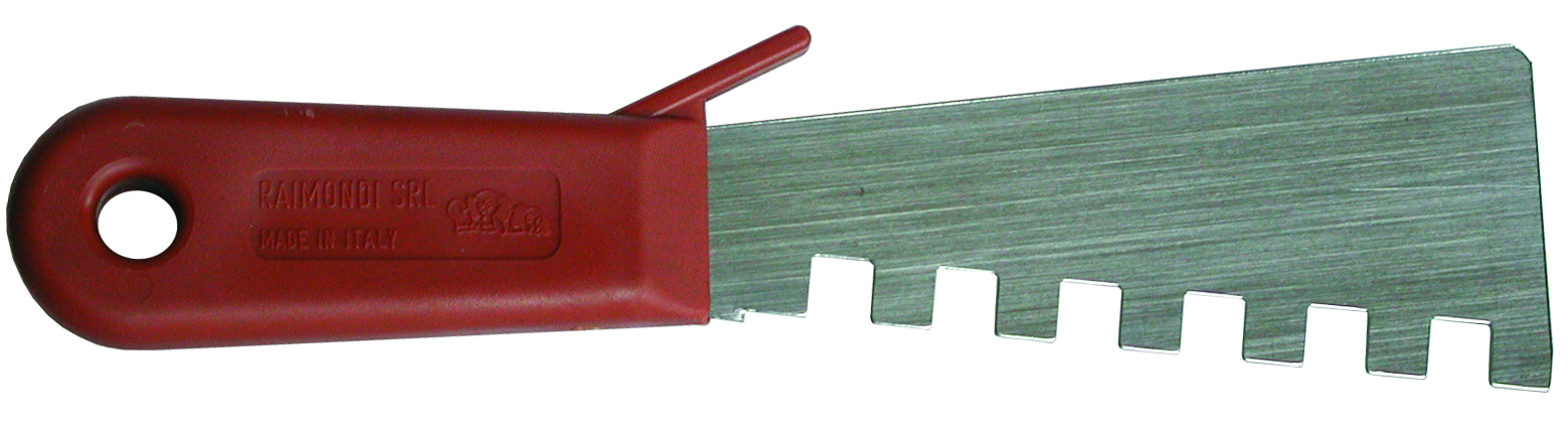 Spatule à plinthe dente 10×10