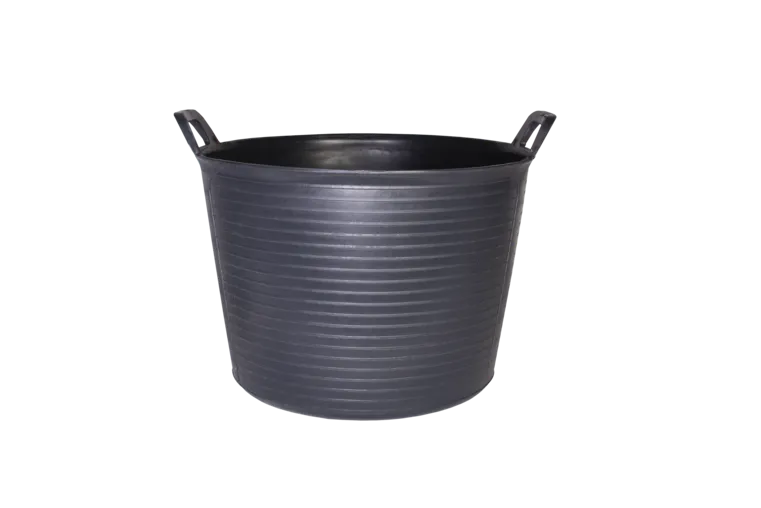 Seau souple noir 40l