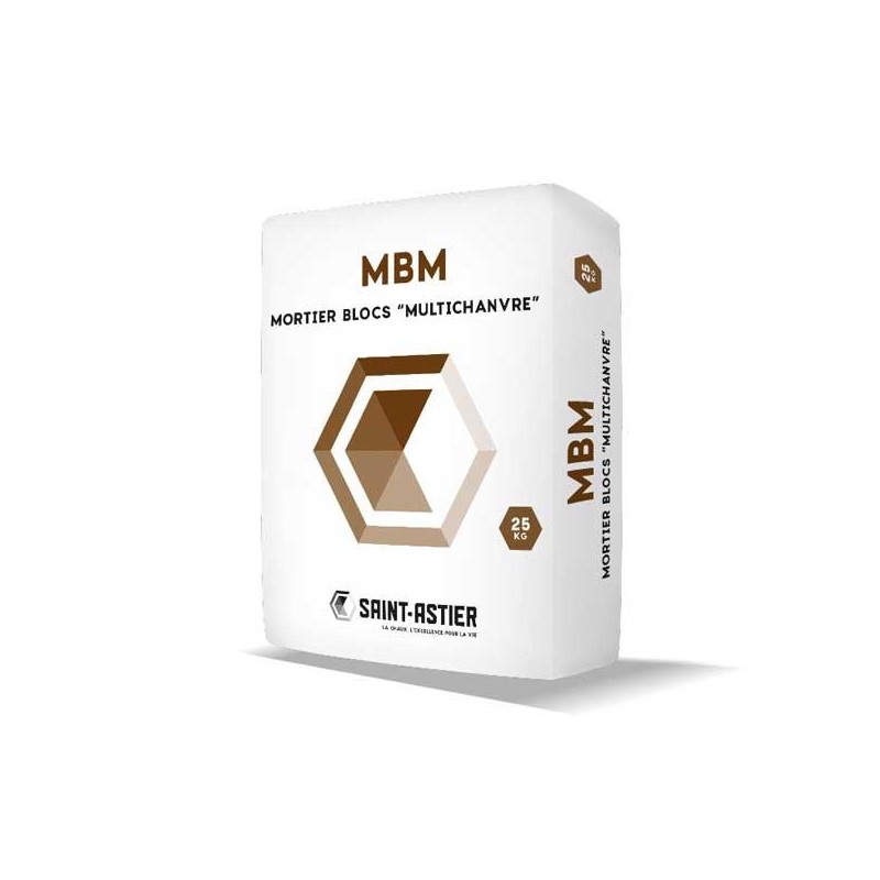 Mortier colle pour bloc multichanvre