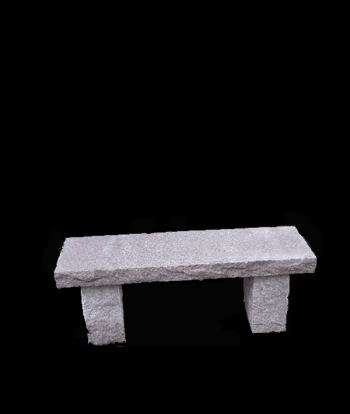 Banc granit clair long. 130cm