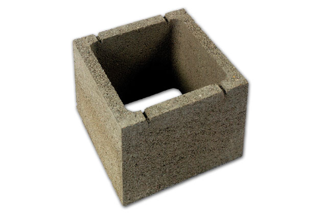 Element de pilier beton lisse a enduire
