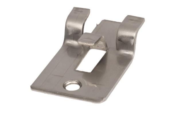 Clip inox d&rsquo;about + vis pour fixation lame de