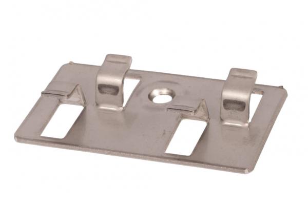 Clip inox + vis pour fixation lame de