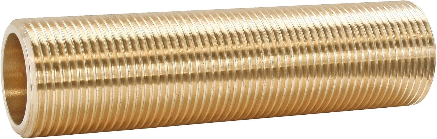 Tube laiton fileté mâle 15/21 lg10cm