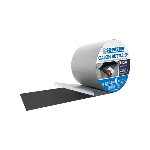 Galon butyle sf rouleau de 8m x 90mm x 2mm