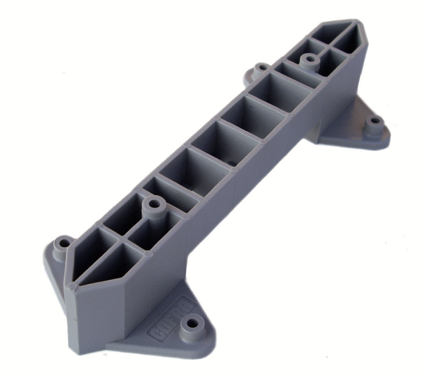 Talonnette de banche pvc 20cm avec pointe