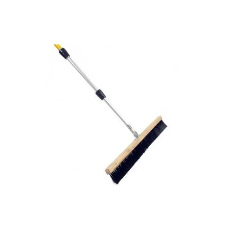Lot balai a beton + perche telescopique