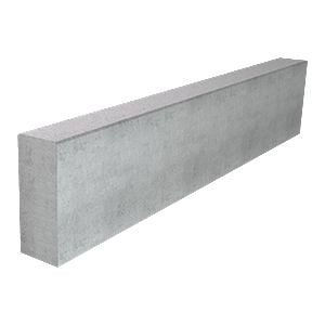 Bordure béton grise cr1 80 x 200 mm long. 1m