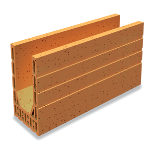 Brique linteau chaînage complémentaire t20